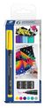 STAEDTLER Lumocolor 318 - Pack de 6 marqueurs permanents - Pointe fine - Couleurs assorties