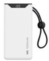 We - Powerbank / batterie de secours - 10000 mAh -  port USB-A +1 port USB-C / 18W - blanc