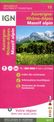 Carte Auvergne Rhone Alpes Recto/Verso Massif Alpin