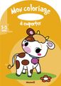 Vache - Mon Coloriage à Emporter - par Madeddu Estelle - livre à colorier