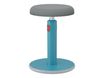 Leitz Ergo - Tabouret ergonomique assis/debout - hauteur réglable jusqu'à 79 cm - Bleu 