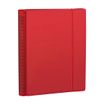 Agenda spiralé à élastique My Fab - 1 semaine sur 2 pages - 21 x 29,7 cm - rouge - Oxford