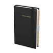 Lecas Chantier - Agenda 1 jour par page avec crayon - 8 x 13 cm - noir