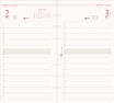 Oberthur - Recharge pour organiseur - 1 jour par page - 9,5 x 19,5 cm