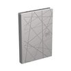 Agenda de poche Textura - 2 jours par page - 7,4 x 11 cm - gris - Oxford