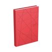 Agenda de poche Textura - 2 jours par page - 7,4 x 11 cm - rouge - Oxford