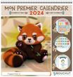 Bouchut Mon premier calendrier - Calendrier illustré mensuel - 30 x 30 cm