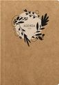 Agenda Kraft fleurs - 1 semaine sur 2 pages - 17 x 24 cm - Bouchut