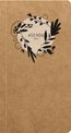 Agenda Kraft fleurs - 1 semaine sur 2 pages - 9 x 17 cm - Bouchut