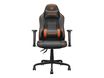Fauteuil gamer FUSION S - accoudoirs réglables - appui-tête intégré - noir/orange