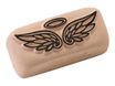 LaDot - Pierre pour tatouage éphémère - en céramique - taille M (2 x 4 cm) - ailes d'ange