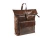 Maverick The Original - Sac à dos pour ordinateur portable - cuir - 15.6" - brun
