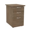 Caisson bout de bureau IDRA/DUAL - L47 x P60 cm - imitation noyer