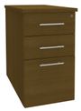 Caisson bout de bureau IRIS - L43 x P80 cm - imitation noyer