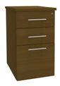 Caisson bout de bureau IDRA/DUAL - L47 x P60 cm - imitation noyer