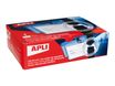 Apli Agipa - 25 Portes-badge avec cordon - 90 x 56 mm - transparent