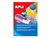 Apli Agipa - 100 Étiquettes adhésives blanches en polyester - A4 (21 x 29,7 cm) - pour imprimantes laser - résistantes aux intempéries