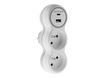 Zenitech - Biplite - 2 Chargeurs USB A+C - 16A+2.1A - Blanc