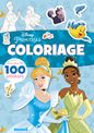 Disney Princesses Coloriage avec plus de 100 Stickers - Cendrillon et Tiana