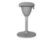 Tabouret CULBUTO - tissu - gris