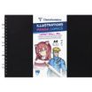 Carnet de dessin spiralé Manga Layout - A4 - 75 feuilles - 100gr - Clairefontaine