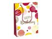 Clairefontaine Excellia - Sac cadeau - 26,5 x 14 x 33 cm - joyeux anniversaire - rose