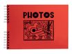 Exacompta Musicart - Album photo spiralé - 50 pages - 32 x 22 cm - rouge