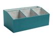 Exacompta OfficeByMe - Organiseur de bureau 4 compartiments - bleu canard