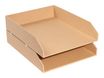 Exacompta OfficeByMe - Lot de 2 corbeilles à courrier - pour A4+ - beige