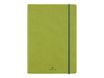 Oberthur Balthazar - Carnet de notes souple A5 - ligné - 200 pages - kaki