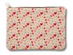 Blue Art - Grande pochette - jolis cœurs