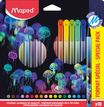 Maped Deepsea Paradise - 18 Feutres Premium - pointe 2,5mm - pochette carton