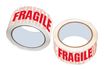 Sign - Ruban adhésif d'emballage - Fragile - 50 mm x 66 m