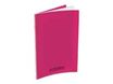 Conquérant Classique - Cahier polypro 24 x 32 cm - 48 pages - grands carreaux (Seyes) - rose