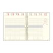 Recharge pour agenda SAD 22S 16 mois - 1 semaine sur 2 pages - 18,5 x 22,5 cm - Exacompta