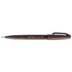 Pentel Arts Brush Sign Pen - Roller - marron foncé