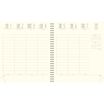 Recharge pour agenda SAD 18S 16 mois - 1 semaine sur 2 pages - 15 x 17 cm - Exacompta