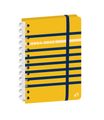 Agenda Oslo - 1 jour par page - 12 x 17 cm - marin jaune - Quo Vadis