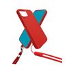 JAYM POP - Coque de protection + tour de cou et poignet pour Galaxy A14, A14 5G - rouge