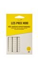 Les Prix Mini - Pack de 80 notas adhesivas reposicionables - blanco