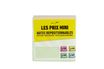 Les Prix Mini - Bloc de notas reposicionables Cube - 400 hojas - 76 x 76 mm - colores pastel surtidos