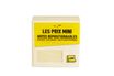 Bloc Cube notes repositionnables - 400 feuilles - 76 x 76 mm - jaune pastel - Les Prix Mini