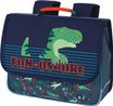 Cartable maternelle Dino - 35 cm - 1 compartiment - bleu et gris - Oberthur