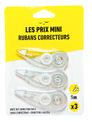 Les Prix Mini - Pack de 3 cintas correctoras - 5 m