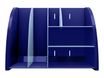 Exacompta Bee Blue - Organiseur de bureau 6 compartiments - bleu