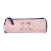 Trousse ronde Phileas - 1 compartiment - moustache - Bagtrotter