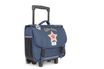 Cartable réversible à roulettes Star Blue - 38 cm - 2 compartiments - bleu - Pol Fox