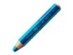 STABILO woody 3 in 1 duo - Crayon de couleur - bleu outremer/turquoise
