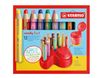 STABILO woody 3 in 1 - 15 crayons de couleur + taille-crayon
