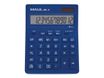 Calculatrice de bureau Maul MXL 12 - 12 chiffres - panneau solaire et pile - bleu